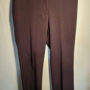 Ann Taylor Loft Julie Trouser Curvy - sz 8 Plum/burgundy